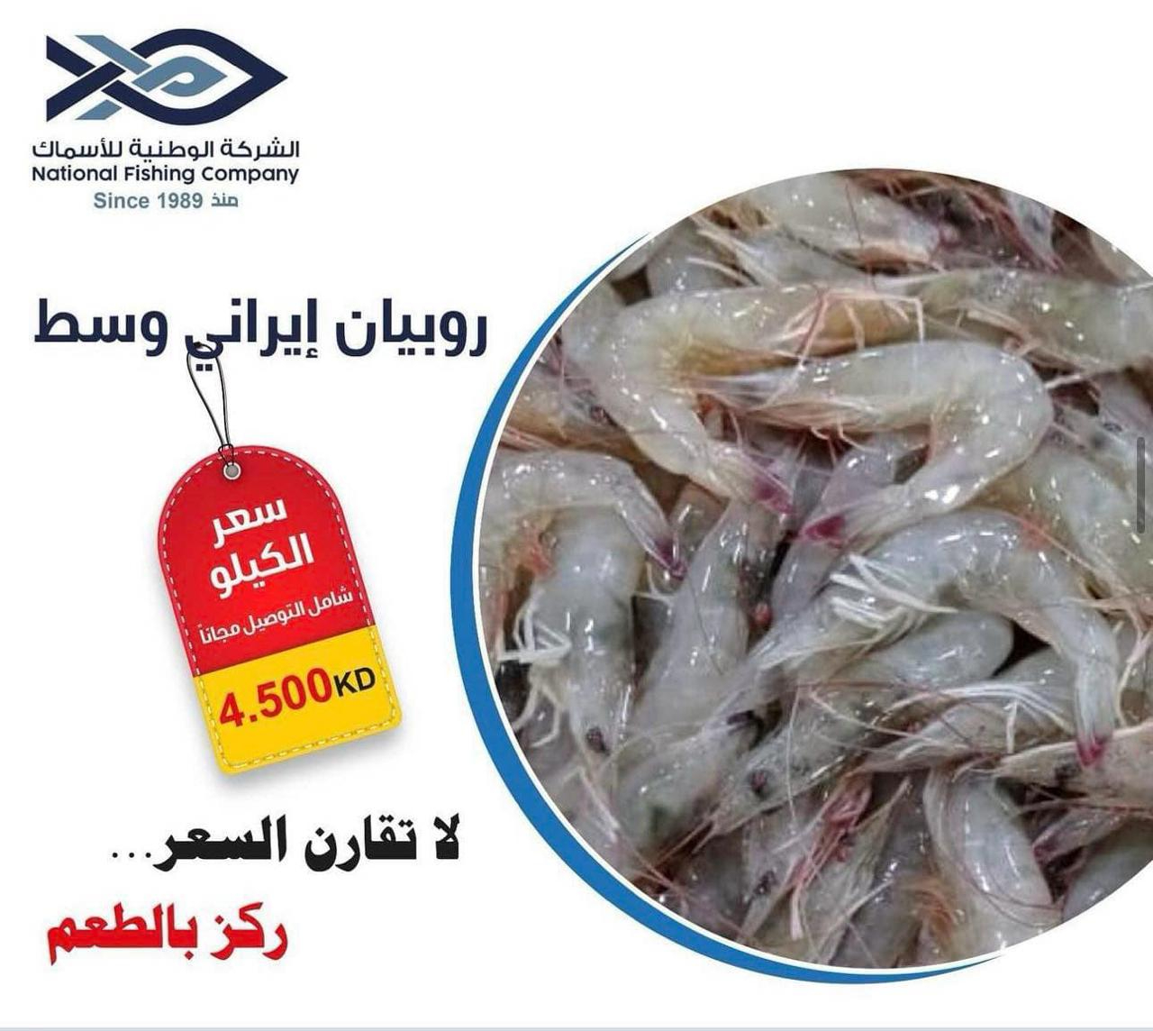  1 kg Medium Iranian Shrimp